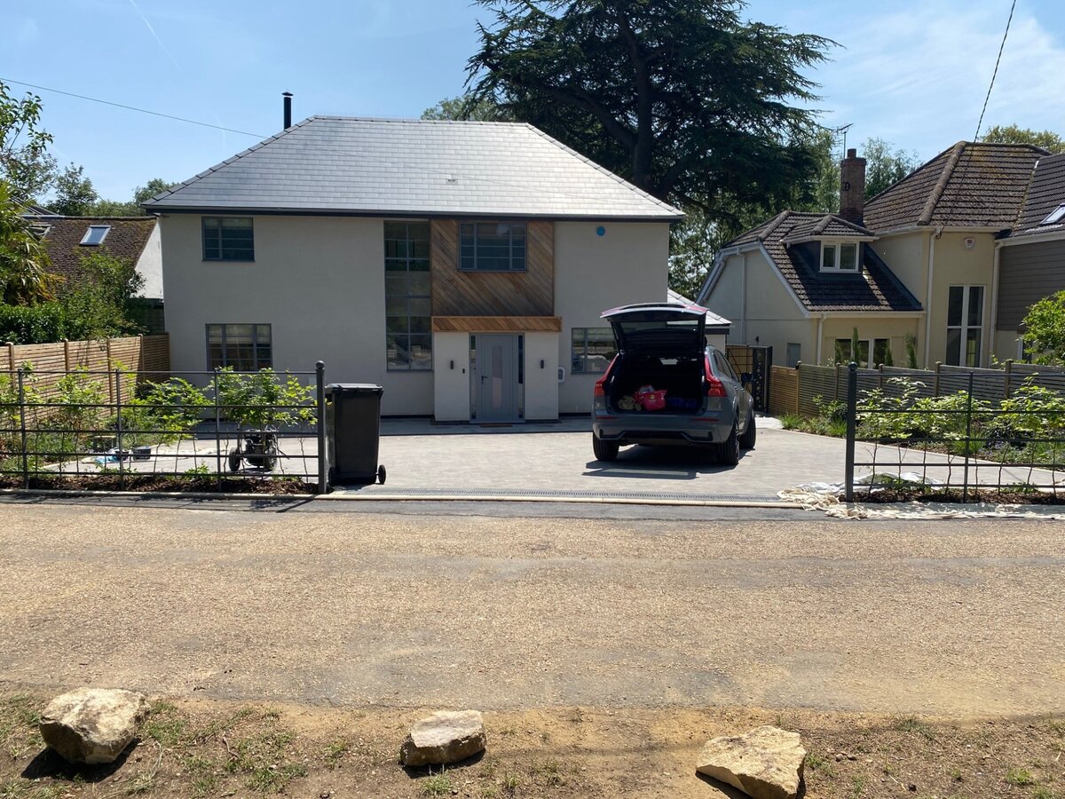 Renovation completed with cedar cladding